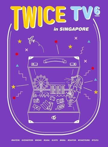 JYP Entertainment مرتين - مرتين TV6 - مرتين في سنغافورة 3DVD+ صورة + 9 بطاقات بريدية in Kuwait