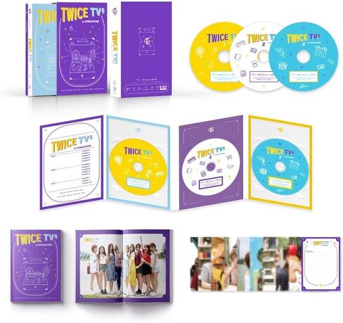 JYP Entertainment مرتين - مرتين TV6 - مرتين في سنغافورة 3DVD+ صورة + 9 بطاقات بريدية in Kuwait