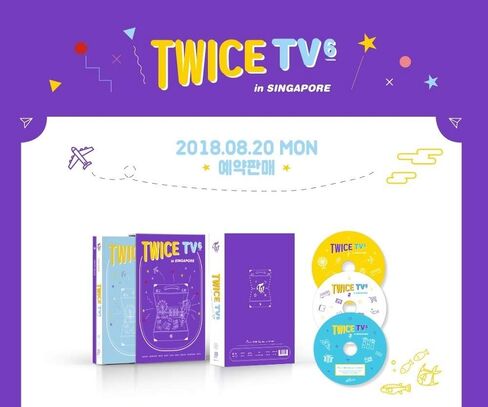 JYP Entertainment مرتين - مرتين TV6 - مرتين في سنغافورة 3DVD+ صورة + 9 بطاقات بريدية in Kuwait