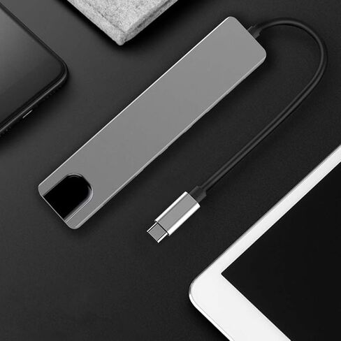 محور USB C 125 ، محطة شحن الكمبيوتر المحمول USB-C ، محول محطة الإدارة من النوع C ، 1000 ميغابت في الثانية RJ45 سبائك الألومنيوم سرعة إيثرنت in Kuwait