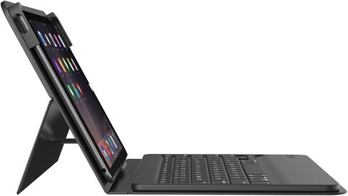 ZAGG ID8BSF-BB0 Messenger Folio Case and Non-backlit Bluetooth Keyboard for Apple iPad Pro 9.7, iPad 9.7, iPad Air and iPad Air 2 - Compatible with 2018 (G6) and 2017 (G5) 9.7 - Black in Kuwait