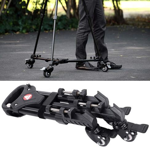 قاعدة بكرة حامل ثلاثي العجلات من أكوتو يونيفيرسال دولي، حامل ثلاثي قابل للطي للكاميرا/كاميرا الفيديو in Kuwait