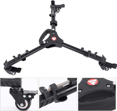 قاعدة بكرة حامل ثلاثي العجلات من أكوتو يونيفيرسال دولي، حامل ثلاثي قابل للطي للكاميرا/كاميرا الفيديو in Kuwait