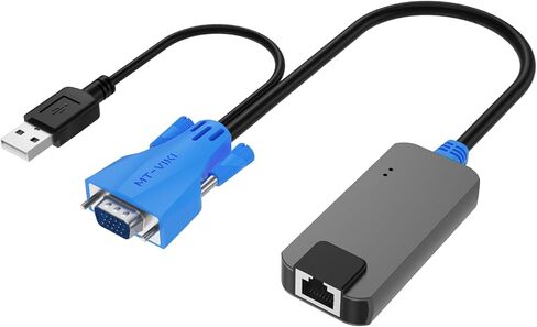 4 Pack USB HDMI to RJ45 Dongle, Work for MT-VIKI CAT6 KVM Switch (1708MS-IP/1708MS) Extend Distances up to 230ft/70m from KVM Console to Servers in Saudi Arabia