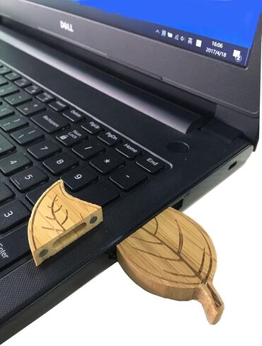 Aneew 16GB محرك القلم الخيزران ورقة يترك حيوية USB فلاش محرك الذاكرة عصا هدية in Kuwait