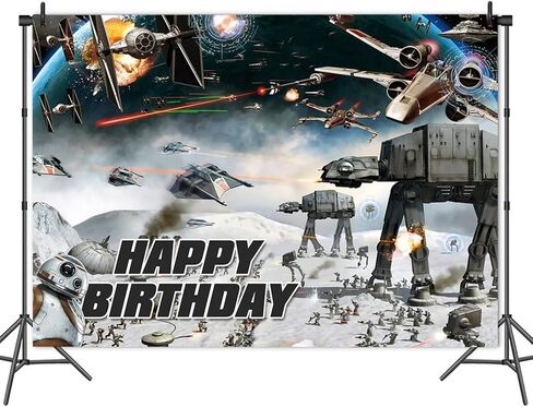 خلفية خارجية للفضاء المجرة الحروب التصوير الفوتوغرافي نجوم السوداء خلفيات الخيال العلمي صور الأطفال الأولاد ديكورات عيد الميلاد لافتة طاولة الكعكة 5x3 أقدام in Kuwait