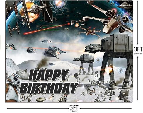 خلفية خارجية للفضاء المجرة الحروب التصوير الفوتوغرافي نجوم السوداء خلفيات الخيال العلمي صور الأطفال الأولاد ديكورات عيد الميلاد لافتة طاولة الكعكة 5x3 أقدام in Kuwait