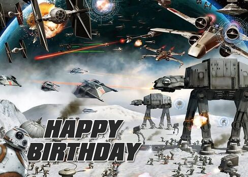 خلفية خارجية للفضاء المجرة الحروب التصوير الفوتوغرافي نجوم السوداء خلفيات الخيال العلمي صور الأطفال الأولاد ديكورات عيد الميلاد لافتة طاولة الكعكة 5x3 أقدام in Kuwait