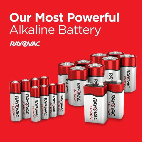 بطاريات قلوية فاخرة من 8 قطع من Rayovac RAYOVAC C ، 814-8LTFUSK in Kuwait