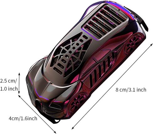 مبرد هاتف BWWNBY شبه موصل، مبرد للهاتف المحمول مع شريحة تبريد، حافظة تبريد مناسبة لألعاب الهاتف المحمول، بث الفيديو، التوصيل والتشغيل (أسود) in Kuwait