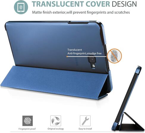 حافظة ProCase رفيعة لجهاز Galaxy Tab A 10.1 2016 SM-T580 T585 T587، غطاء ذكي خفيف الوزن للطراز القديم Galaxy Tab A 10.1 Case 2016 - Emerald in Kuwait