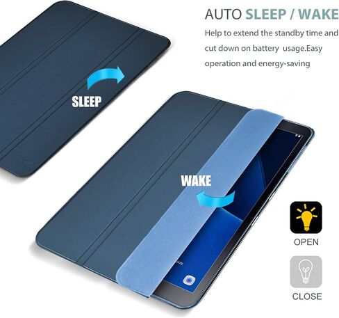 حافظة ProCase رفيعة لجهاز Galaxy Tab A 10.1 2016 SM-T580 T585 T587، غطاء ذكي خفيف الوزن للطراز القديم Galaxy Tab A 10.1 Case 2016 - Emerald in Kuwait