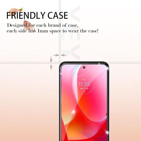 YEYEBF Moto G Power 2022 واقي شاشة من الزجاج المقوى، [عبوة من قطعتين] [مضاد للخدش] [زجاج ثلاثي الأبعاد] [صديق للحافظة] واقي شاشة in Kuwait