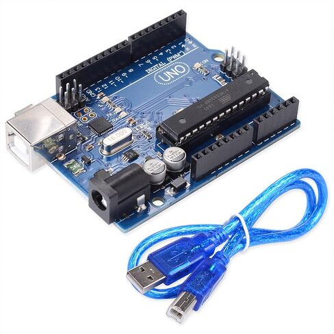 لوحة تحكم UNO R3 لـ Arduino ATmega328P + كابل USB (متوافق مع Arduino) ATmega16U2 in Kuwait