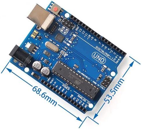 لوحة تحكم UNO R3 لـ Arduino ATmega328P + كابل USB (متوافق مع Arduino) ATmega16U2 in Kuwait