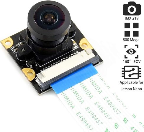 8MP IMX219-170 Camera Compatible with Jetson Nano and Compute Module 3/3+,8 Megapixels Camera Module 3280×2464 Resolution with IMX219 Sensor 170 Degree FOV in Kuwait