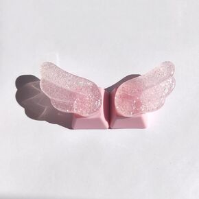 Handmade Cute Keycaps, YupYay Pink PBT Keycap Computer Gaming Keyboards Key Caps, Artisan OEM Profile R4 Key Cap Compatible with Cherry MX Switches Mechanical Keyboard (Multicolor)