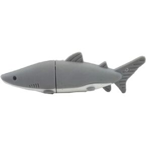 Aneew Gray Pendrive 32GB U Disk Shark Fish USB Flash Drive Memory Thumb in Kuwait