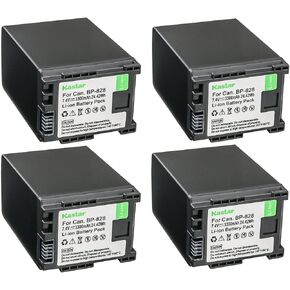 بطارية Kastar BP-828 7.4 فولت 3300 مللي أمبير بديلة لبطارية Canon BP-820 BP820، بطارية BP-828 BP828، شاحن Canon CG-800 CG800، كاميرا Canon VIXIA HF G50 UHD 4K، VIXIA HF G60، كاميرا فيديو VIXIA GX10 in Kuwait