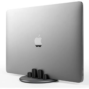 Magnetic Laptop & Mac Mini Vertical Stand Organizer, enGMOLPHY Magnetic Laptop Computer Holder Desktop Stand for New Retina Apple MacBook Pro/Air, Mac Mini, Apple TV, iPad Pro and Cell Phones in Kuwait