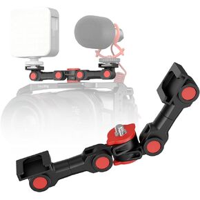 SmallRig الحذاء البارد محول تركيب تدوير المزدوج الحذاء البارد تمديد قوس الحذاء الساخن محول تركيب ل مصباح ليد/ميكروفون 3483B in Kuwait