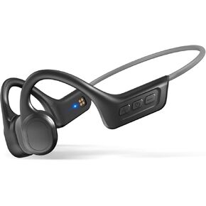 HCMOBI Bone Conduction Headphones, Open-Ear Bluetooth 5.3 Headphones with Mic, IPX7 Waterproof Sports Earbuds Wireless Earphones for Running Workout Cycling, 1.5 Fast Charging and 10H Working Time in Kuwait