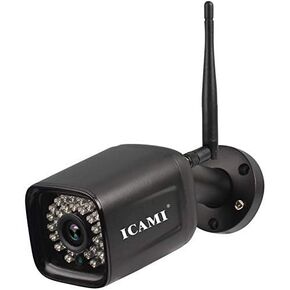 ICAMI Wireless Security Camera Outdoor 1080p WiFi Waterproof SD Card with Remote View Two-Way-Audio Motion Detection in Kuwait