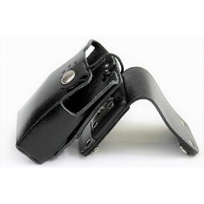 حافظة/حافظة جلدية شديدة التحمل مع دوار معدني كامل سريع الفصل لراديو فيرتكس VX-261 VX-231 VX-351 .. in Kuwait