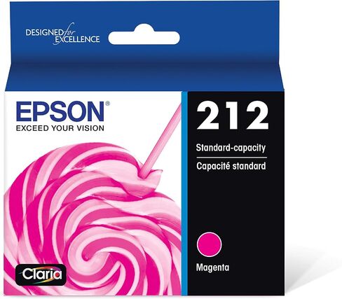 EPSON 212 Claria Ink Standard Capacity Magenta Cartridge (T212320-S) Works with WorkForce WF-2830, WF-2850, Expression XP-4100, XP-4105 in Saudi Arabia