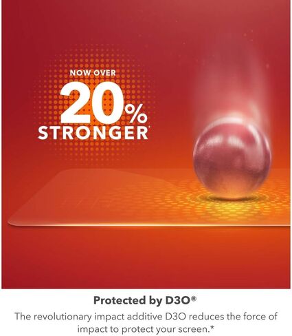 ZAGG InvisibleShield GlassFusion+ مع D3O - زجاج هجين مع D3O - مصنوع لهاتف Samsung GS21 (6.2 بوصة) - مناسب للحافظة in Kuwait
