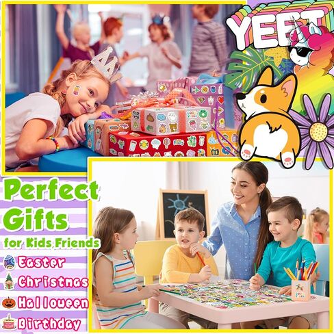 1000 قطعة من ملصقات زجاجات المياه للبالغين، ملصقات الفينيل للمراهقين، ملصقات مقاومة للماء لزجاجات المياه، ملصقات رائعة للكمبيوتر المحمول، ملصقات جمالية للأطفال، ملصقات كبيرة لألواح التزلج in Kuwait