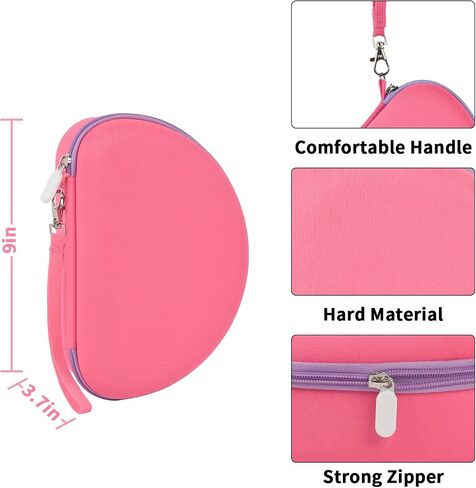 Headphone Case for Riwbox CT-7 Pink/for Jack CT-7S Cat Green 3.5mm/ for iClever IC-HS01/for Picun/for FosPower Bluetooth Wireless Over-Ear Headphones Headset Box Only,Purple in Kuwait