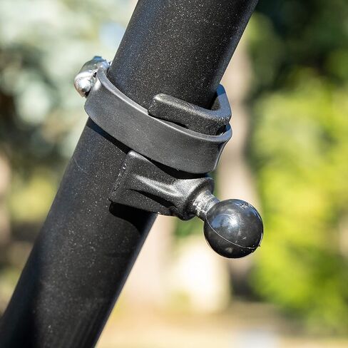 RAM Mounts RAM-B-108BU قاعدة كروية بمشبك خرطوم مع حجم B كرة 1 بوصة للقضبان بقطر 1 بوصة إلى 2.1 بوصة in Saudi Arabia