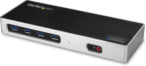 قاعدة USB-C - محطة إرساء ثلاثية الشاشات بدقة 4K ومنفذ عرض مزدوج ومنفذ HDMI 100 واط لتوصيل الطاقة - 4x USB-A USB 3.1 Windows وMac DK30CH2DEP (متجدد) in Kuwait
