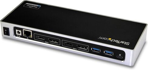قاعدة USB-C - محطة إرساء ثلاثية الشاشات بدقة 4K ومنفذ عرض مزدوج ومنفذ HDMI 100 واط لتوصيل الطاقة - 4x USB-A USB 3.1 Windows وMac DK30CH2DEP (متجدد) in Kuwait