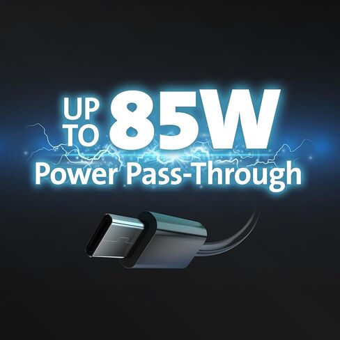 Kensington UH1450P شاشة مزدوجة 4K USB-C، ومحطات إرساء للكمبيوتر المحمول مع منافذ DisplayPort مزدوجة 1.4++، وشحن 85 وات لأجهزة Thunderbolt 3/4 وUSB-C، 2X USB-A 3.2، 1 منفذ USB-C (K36900WW) in Saudi Arabia