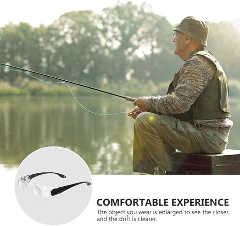 نظارات BESPORTBLE ثنائية العينين لصيد الأسماك ومشاهدة الطيور والرياضة والحفلات الموسيقية والمسرح والأوبرا والتليفزيون ورؤية المعالم ونظارات الأوبرا بدون استخدام اليدين in Kuwait