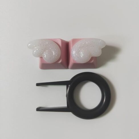 Handmade Cute Keycaps,Compatible with Cherry MX Switches Mechanical Keyboard Pink PBT Keycap,Computer Gaming Keyboards Key Caps,Artisan ESC OEM Profile R4 Key Cap (Pink) in Kuwait