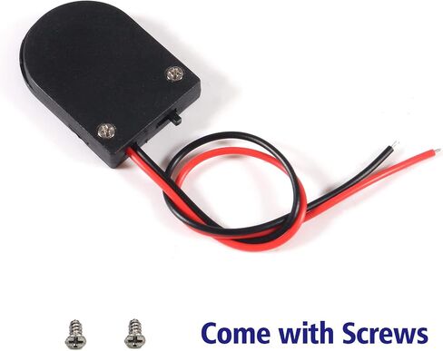 15pcs cr2032 Battery Holder, CR2032 Battery Holder with Switch, Coin Cell Holder, 1 x 3V CR2032 Button Coin Cell Battery Holder with Leads On Off Switch (Black) in Kuwait