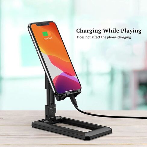 RIWPKFH Foldable Tablet Mobile Phone Desktop Phone Stand for Smartphone Desk Holder Adjustable Desk Bracket Smartphone Stand in Kuwait