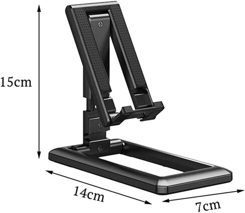 RIWPKFH Foldable Tablet Mobile Phone Desktop Phone Stand for Smartphone Desk Holder Adjustable Desk Bracket Smartphone Stand in Kuwait