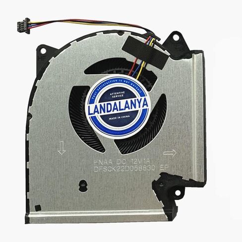 LANDALANYA CPU + GPU Fan for Asus ROG Strix G533Q G533QM QR G533QS G533Z ZW ZX ZS ZM G513QR G513IM G513IR QM G513QY G713IM G713IR QM G713QR G733QM QR G733QS G533ZW-AS94 Series FNAA FNAB DC12V 1A Fan in Saudi Arabia