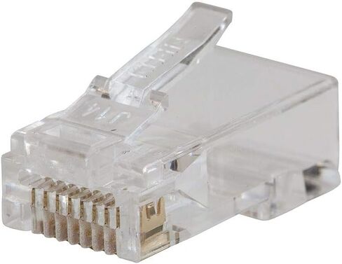 Klein Tools VDV826-702 قابس بيانات معياري للتمرير، RJ45 CAT5E، مطلي بالذهب، موصلات المرور 50 حزمة in Saudi Arabia