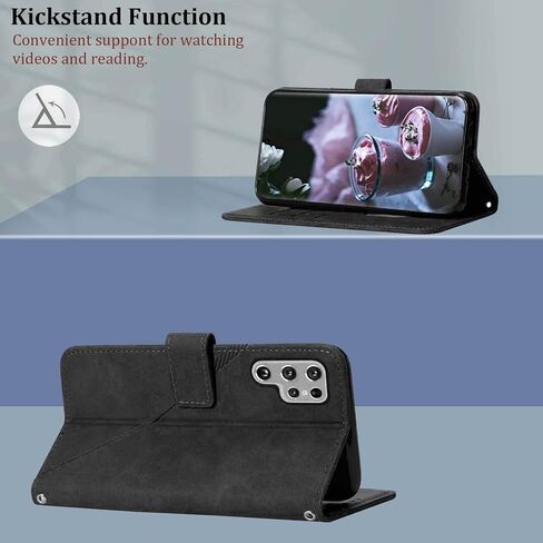 S23 Ultra Case Wallet,for Samsung S23 Ultra Case,[Kickstand][Wrist Strap][Card Holder Slots] TPU Interior Protective S23 Ultra Phone Case Leather Folio Flip Cover for Galaxy S23 Ultra Case (Red) in Saudi Arabia