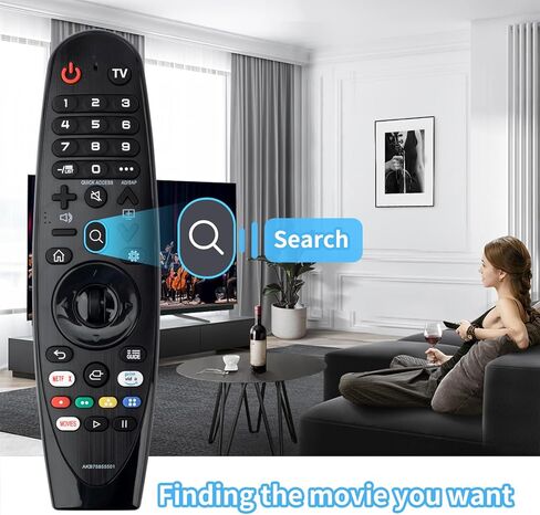 جهاز تحكم عن بعد عالمي لتلفزيون LG الذكي جهاز تحكم سحري متوافق مع جميع موديلات تلفزيونات LGLG (بدون قدرات الصوت والمؤشر) in Kuwait