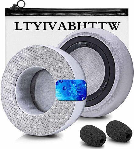 Virtuoso XT Cooling Gel Earpads - Compatible with Virtuoso RGB Wireless SE Headset, Hybrid Fabric Thicker Cooling Gel Replacement Earpads (Cooling Gel Black Fabric) in Kuwait