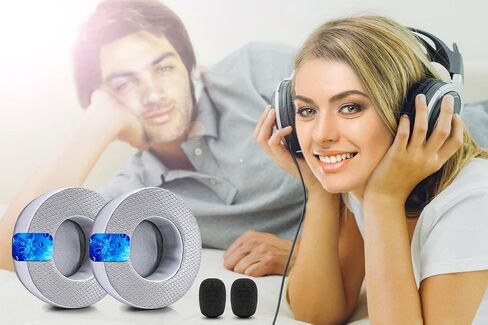 Virtuoso XT Cooling Gel Earpads - Compatible with Virtuoso RGB Wireless SE Headset, Hybrid Fabric Thicker Cooling Gel Replacement Earpads (Cooling Gel Black Fabric) in Kuwait