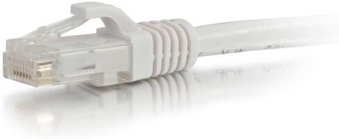 Legrand - C2G Cat6 Ethernet Cable, Snagless Unshielded Cat6 Patch Cable, White Network Patch Cable, 50 Foot UTP Ethernet Network Patch Cable, 1 Count, C2G 27161 in Saudi Arabia