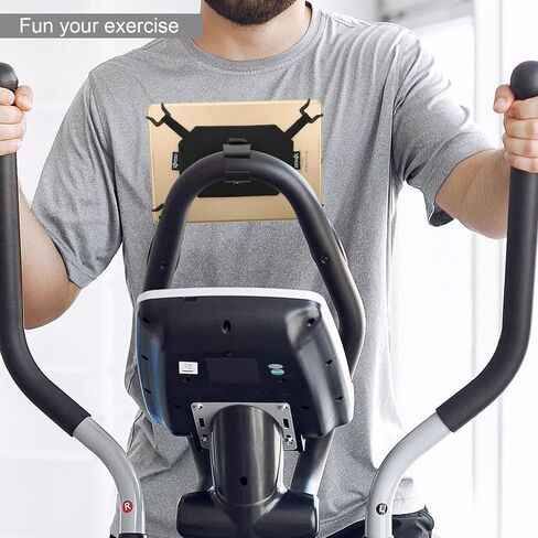 كوزموس ميني تابلت حامل دوار دراجة تابلت جبل 360 قابل للتعديل قرطاسية تمرين دراجة تابلت مشبك سير سير دراجة بيضاوي للجيم الداخلي متوافق مع آيباد ميني / إير 8 بوصة - 12 بوصة in Kuwait