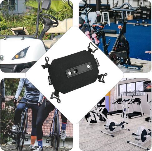 كوزموس ميني تابلت حامل دوار دراجة تابلت جبل 360 قابل للتعديل قرطاسية تمرين دراجة تابلت مشبك سير سير دراجة بيضاوي للجيم الداخلي متوافق مع آيباد ميني / إير 8 بوصة - 12 بوصة in Kuwait